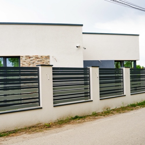 Aluminium fence - RAL 7016/7005